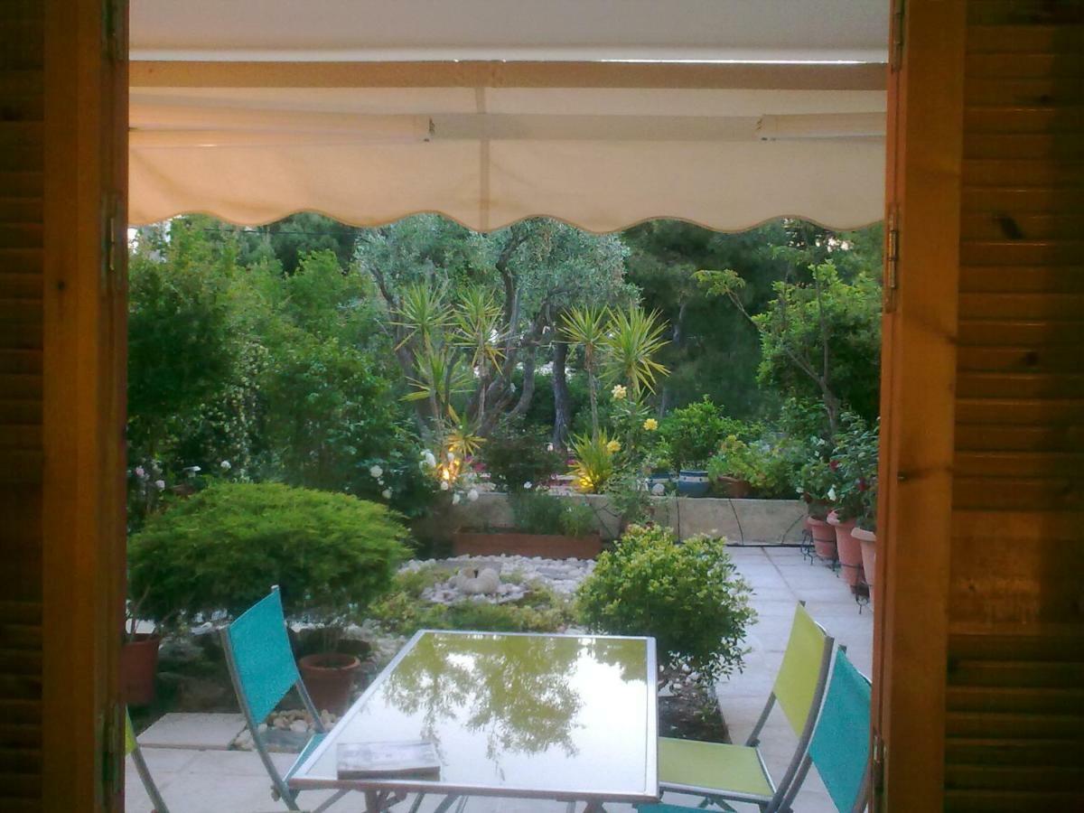 Comfortable Garden Apt Near Vouliagmeni Beach Atény Exteriér fotografie